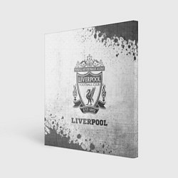 Холст квадратный Liverpool - white gradient, цвет: 3D-принт