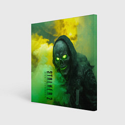 Картина квадратная Stalker 2 скелет череп