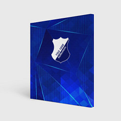 Картина квадратная Hoffenheim blue poly