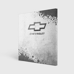 Картина квадратная Chevrolet - white gradient