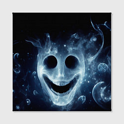 Холст квадратный Нейросеть - улыбка привидения, цвет: 3D-принт — фото 2