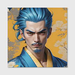 Холст квадратный Японский воин искусство, цвет: 3D-принт — фото 2