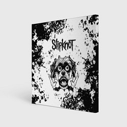 Картина квадратная Slipknot - рок пес