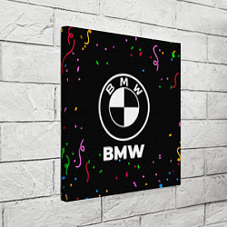 Холст квадратный BMW конфети, цвет: 3D-принт — фото 2