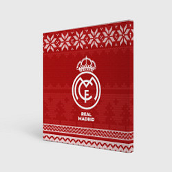 Картина квадратная Новогодний Real Madrid