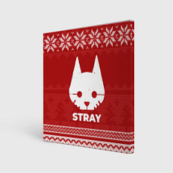 Картина квадратная Новогодний Stray