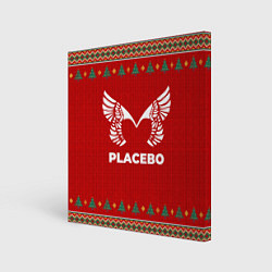 Картина квадратная Placebo new year