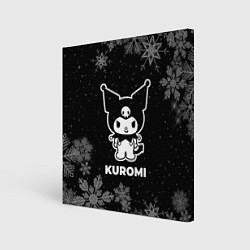 Картина квадратная Снежный Kuromi