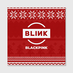 Холст квадратный Новогодний Blackpink, цвет: 3D-принт — фото 2