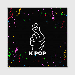 Холст квадратный K Pop конфети, цвет: 3D-принт — фото 2