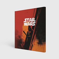Холст квадратный Darth Vader - Star Wars, цвет: 3D-принт