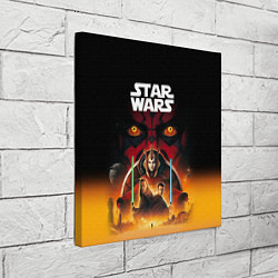 Холст квадратный Звездные войны - Скрытая угроза, цвет: 3D-принт — фото 2