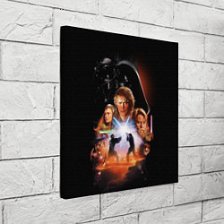Холст квадратный Звездные войны - Месть ситхов, цвет: 3D-принт — фото 2