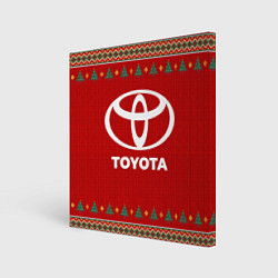 Картина квадратная Toyota new year