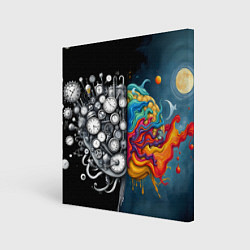 Картина квадратная Креативный мозг