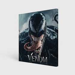 Картина квадратная Venom head with tongue