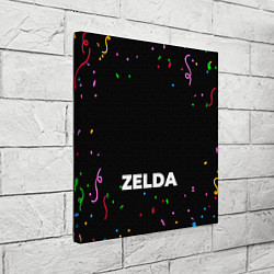 Холст квадратный Zelda конфети, цвет: 3D-принт — фото 2