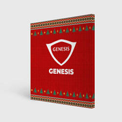 Картина квадратная Genesis new year