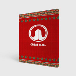 Картина квадратная Great Wall new year