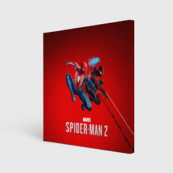 Картина квадратная Два паука Marvel spider man 2
