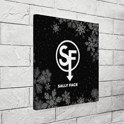 Холст квадратный Снежный Sally Face, цвет: 3D-принт — фото 2