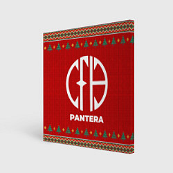 Картина квадратная Pantera new year