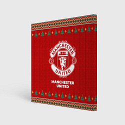 Картина квадратная Manchester United new year