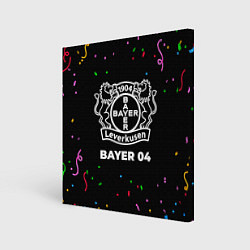 Холст квадратный Bayer 04 конфети, цвет: 3D-принт