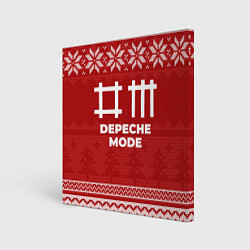 Картина квадратная Новогодний Depeche Mode