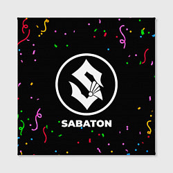 Холст квадратный Sabaton конфети, цвет: 3D-принт — фото 2