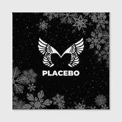 Холст квадратный Снежный Placebo, цвет: 3D-принт — фото 2