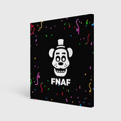 Картина квадратная FNAF конфети