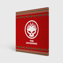 Холст квадратный The Offspring new year, цвет: 3D-принт