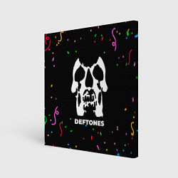 Картина квадратная Deftones конфети