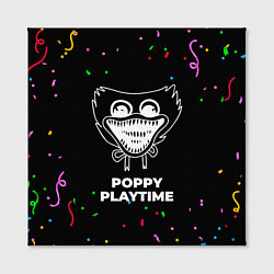 Холст квадратный Poppy Playtime конфети, цвет: 3D-принт — фото 2