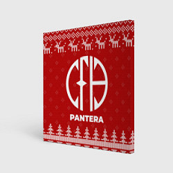 Картина квадратная Новогодний Pantera с оленями
