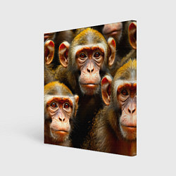Картина квадратная Макаки