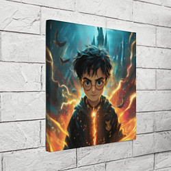 Холст квадратный Гарри Поттер магия, цвет: 3D-принт — фото 2