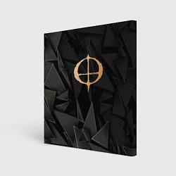 Картина квадратная Ozzy Osbourne golden poly