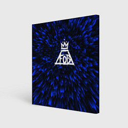 Картина квадратная Fall Out Boy blue energy