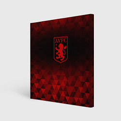 Картина квадратная Aston Villa red poly