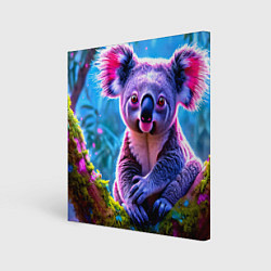 Картина квадратная Коала на дереве