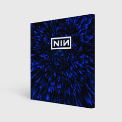 Картина квадратная Nine Inch Nails blue energy