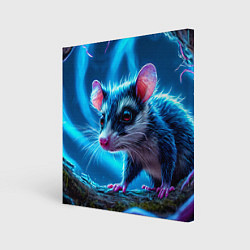 Картина квадратная Опоссум в синей туманности
