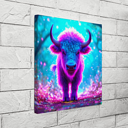 Холст квадратный Белый буйвол, цвет: 3D-принт — фото 2