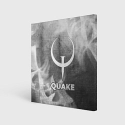 Картина квадратная Quake - grey gradient