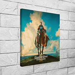 Холст квадратный Идржих на коне Kingdom come deliverence 2, цвет: 3D-принт — фото 2