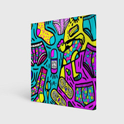 Картина квадратная Стандартные подарки мужчинам