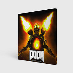 Холст квадратный Doom - revenant, цвет: 3D-принт