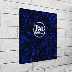 Холст квадратный Palworld blue energy, цвет: 3D-принт — фото 2